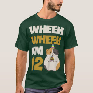Kinder Guinee Piggy Quote voor uw 12-jarige Guine T-shirt
