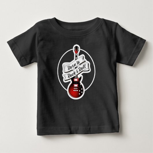 Kinder Guitar Born to Rock & Roll Band Music Rocke (Voorkant)