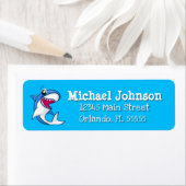 Kinder haaienblauwoceaan elke dag van de ouderdom etiket (Insitu)