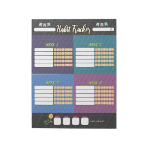 KINDER HABIT-TRACKER-laptop Notitieblok
