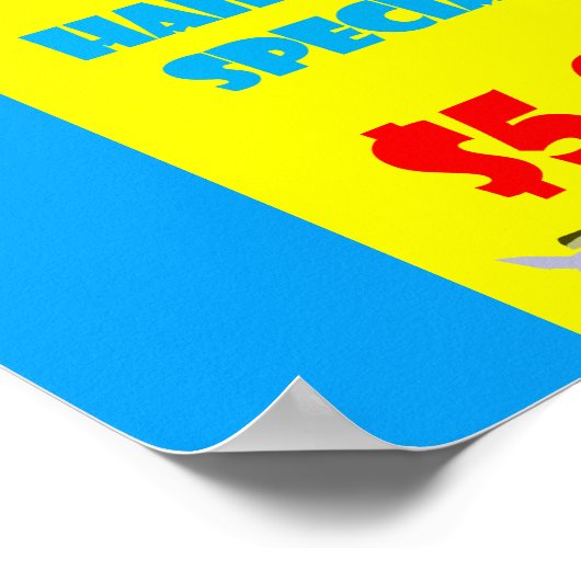 Kinder haircut Special Poster Matte (Hoek)