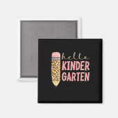 Kinder Hallo Kindergarten, eerste dag van de Kinde Magneet (Voorkant / Achterkant)