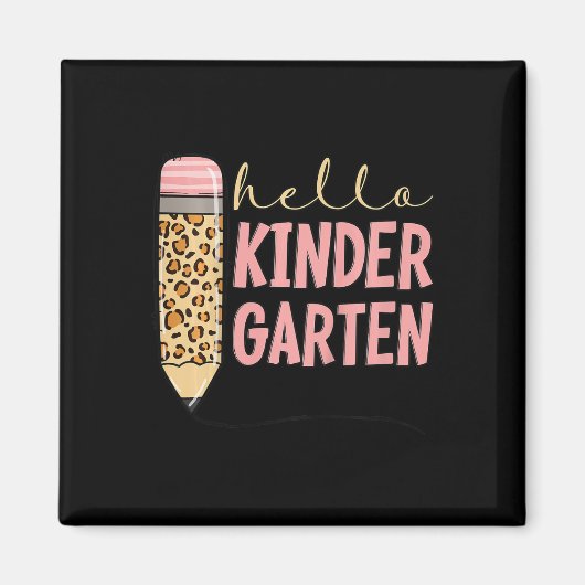 Kinder Hallo Kindergarten, eerste dag van de Kinde Magneet (Voorkant)