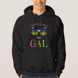 Kinder Hallo Kindergarten Gal Toddler Girl terug n Hoodie