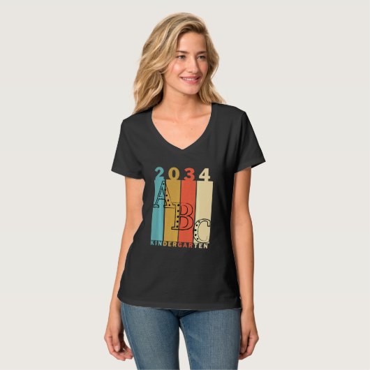 Kinder Hallo Kindertuin 1 dag terug naar de school T-shirt (Voorkant volledig)