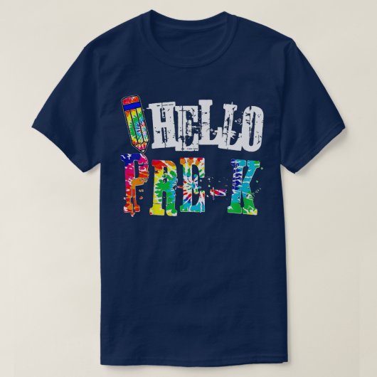 Kinder Hallo Prek Retro Rainbow Toddle T-shirt (Design voorkant)