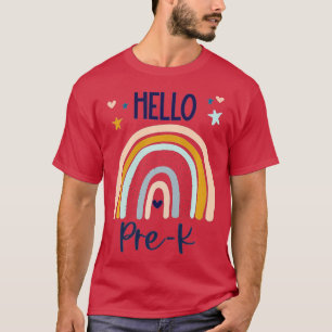 Kinder Hallo Prek Retro Rainbow Toddle T-shirt
