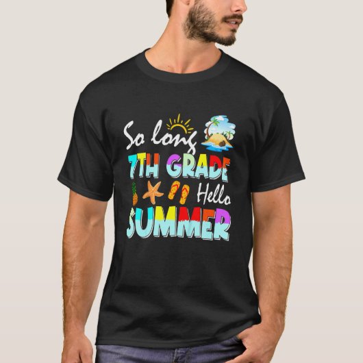 Kinder Hallo zo lang 7e klas T-shirt (Voorkant)