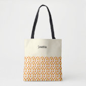 Kinder Halloween Candy Corn White Tote Bag (Voorkant)