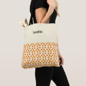 Kinder Halloween Candy Corn White Tote Bag (Dichtbij)