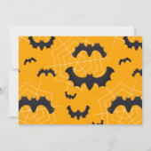 Kinder Halloween Celebration Costume Party Kaart (Achterkant)