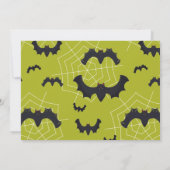 Kinder Halloween Celebration Cute Costume Party Kaart (Achterkant)