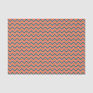 Kinder Halloween Chevron Bold Oranje Black White Tissuepapier