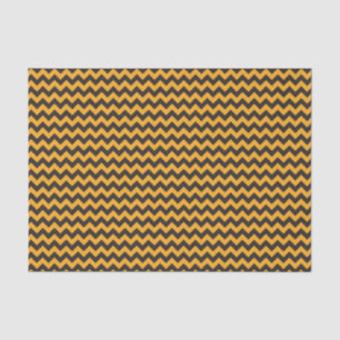 Kinder Halloween Chevron Oranje Black Tissuepapier