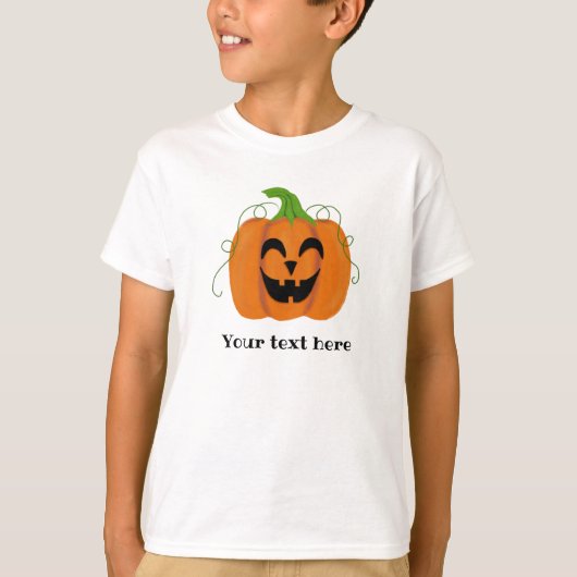 Kinder Halloween Coolest Pumpkin T-Shirt (Voorkant)