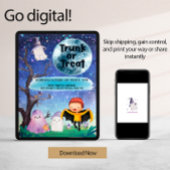 Kinder Halloween Custom Party Schattige Kaart