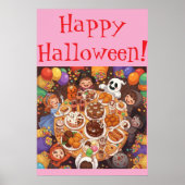 Kinder Halloween-feest Poster (Voorkant)