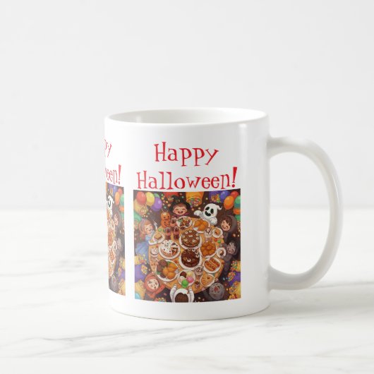 Kinder Halloween-feestje Koffiemok (Rechts)