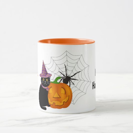 Kinder Halloween Friends Personeelsgepersonaliseer Mok (Midden)
