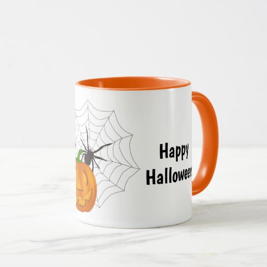 Kinder Halloween Friends Personeelsgepersonaliseer Mok (Voorkant rechts)