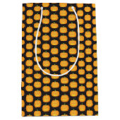 Kinder Halloween Grinning Jack o Lantern Medium Cadeauzakje (Voorkant)