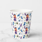 Kinder Halloween Heksen Papieren beker (Achterkant)