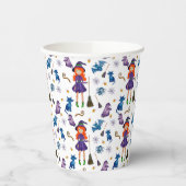 Kinder Halloween Heksen Papieren beker (Links)