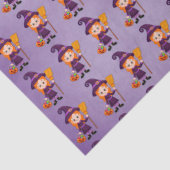 Kinder Halloween heksenkostuum Tissuepapier (Detail)