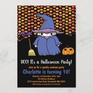 Kinder Halloween Heksenpompoen & Vleermuizen Verja Kaart