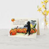  Kinder Halloween Kaart (Gele Bloem)