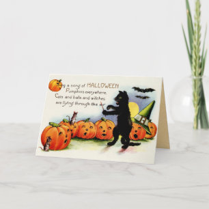 Kinder Halloween Kaart