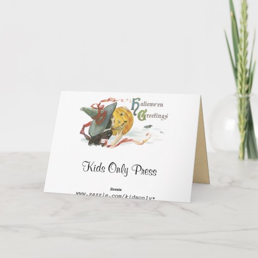  Kinder Halloween-kaart Kaart (Achterkant)