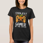 Kinder halloween koelste gamer in de patch boys gi t-shirt (Voorkant)