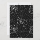 Kinder Halloween Kostuum Feestuitnodiging, Verjaar Kaart (Achterkant)