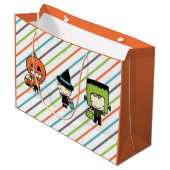 Kinder Halloween Kostuum Party Gift Bag Groot Cadeauzakje (Voorkant Gekanteld)