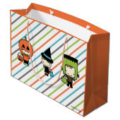 Kinder Halloween Kostuum Party Gift Bag Groot Cadeauzakje (Achterkant Gekanteld)