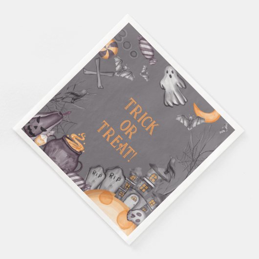 Kinder Halloween Kostuum Party Servetten (Hoek)