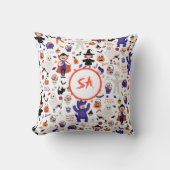 Kinder Halloween Kostuum Party Trick or treat Boo Kussen (Voorkant)