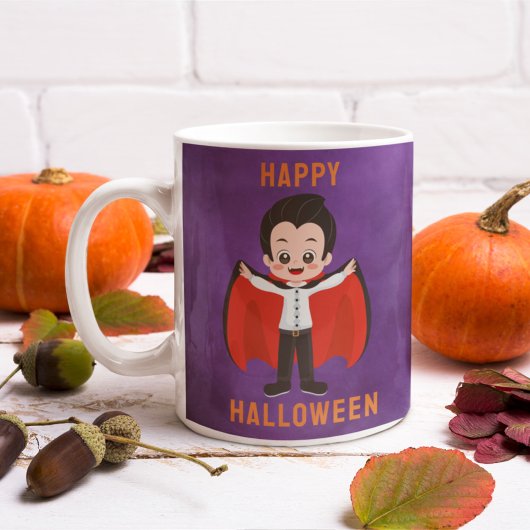 Kinder 'Halloween kostuum Vampire Custom Name Koffiemok