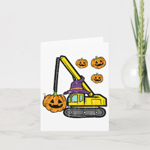 Kinder Halloween kraanconstructie vrachtwagen kost Kaart