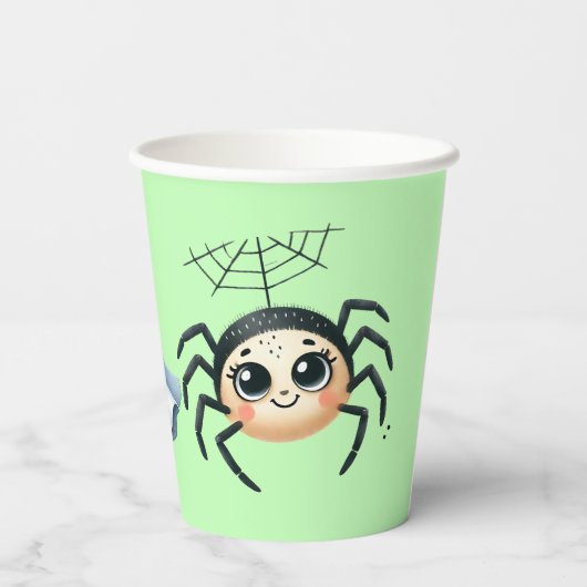 Kinder Halloween papieren bekers (Achterkant)