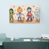 Kinder Halloween Party, Halloween Party Home Decor Spandoek (Beurs)