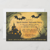 Kinder Halloween Party Invitation Kaart (Voorkant)