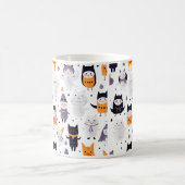 Kinder Halloween-personages Mok Witch Cat Ghost (Center)