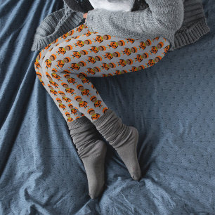 Kinder Halloween pompoen kostuum Leggings