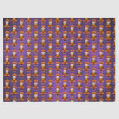 Kinder Halloween pompoen kostuum Tissuepapier (Voorkant)