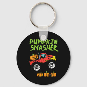 Kinder Halloween Pompoen Smasher Monster Truck Cos Sleutelhanger