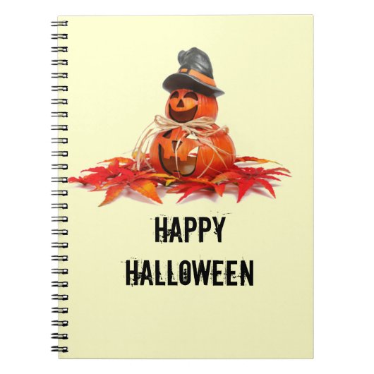Kinder Halloween Pumkins Notitieboek (Voorkant)