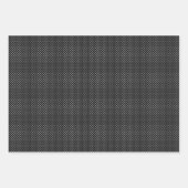 Kinder Halloween Retro Tiny White Polka Dots Zwart Inpakpapier Vel (Voorkant 2)