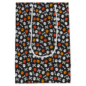 Kinder Halloween Schattigee Skeleton Skull Botten Medium Cadeauzakje (Achterkant)